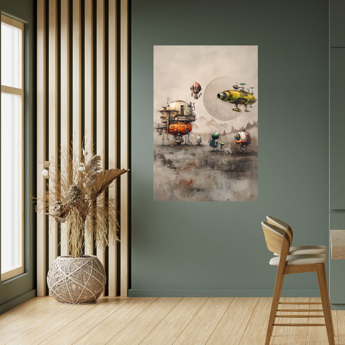 MACHINARIUM MACHINES Peel and Stick Vertical Poster