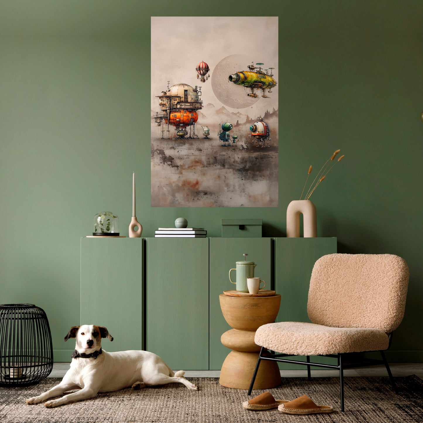 MACHINARIUM MACHINES Peel and Stick Vertical Poster