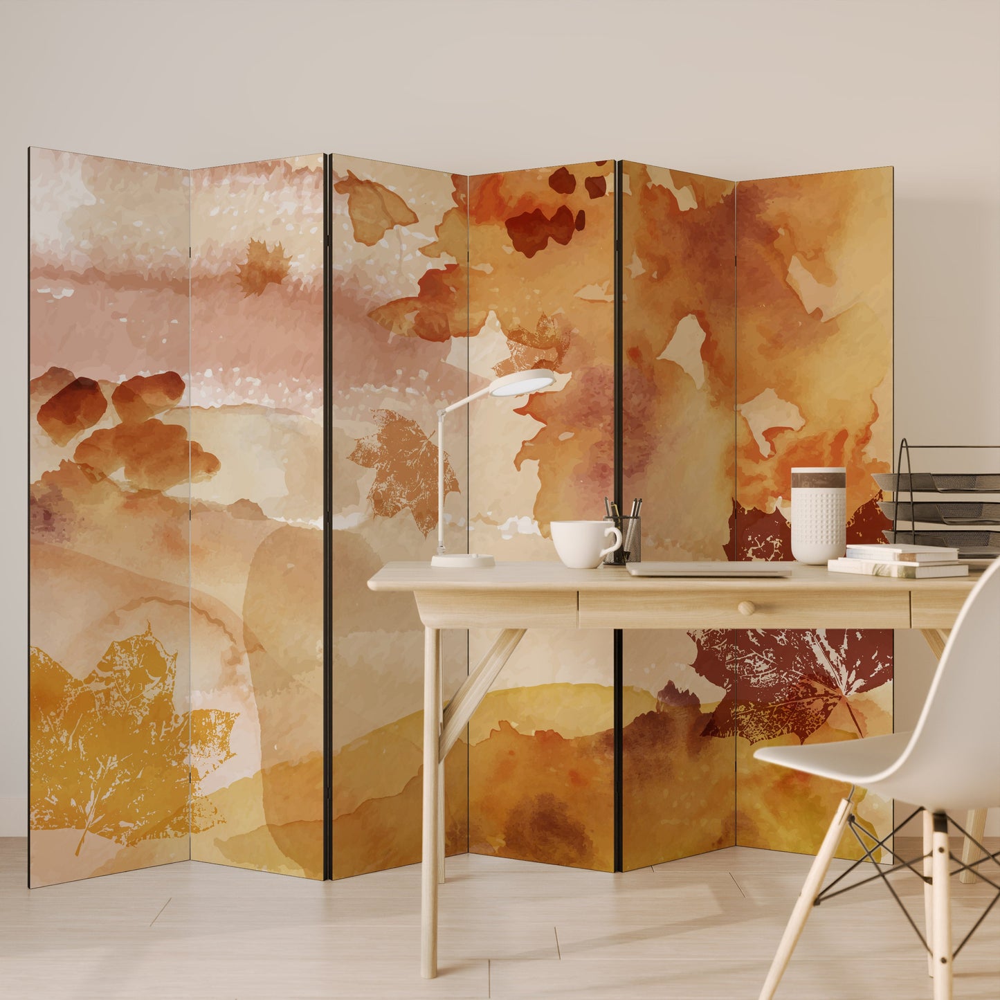 TRACES OF AUTUMN Decorative 6-Panel Room Divider
