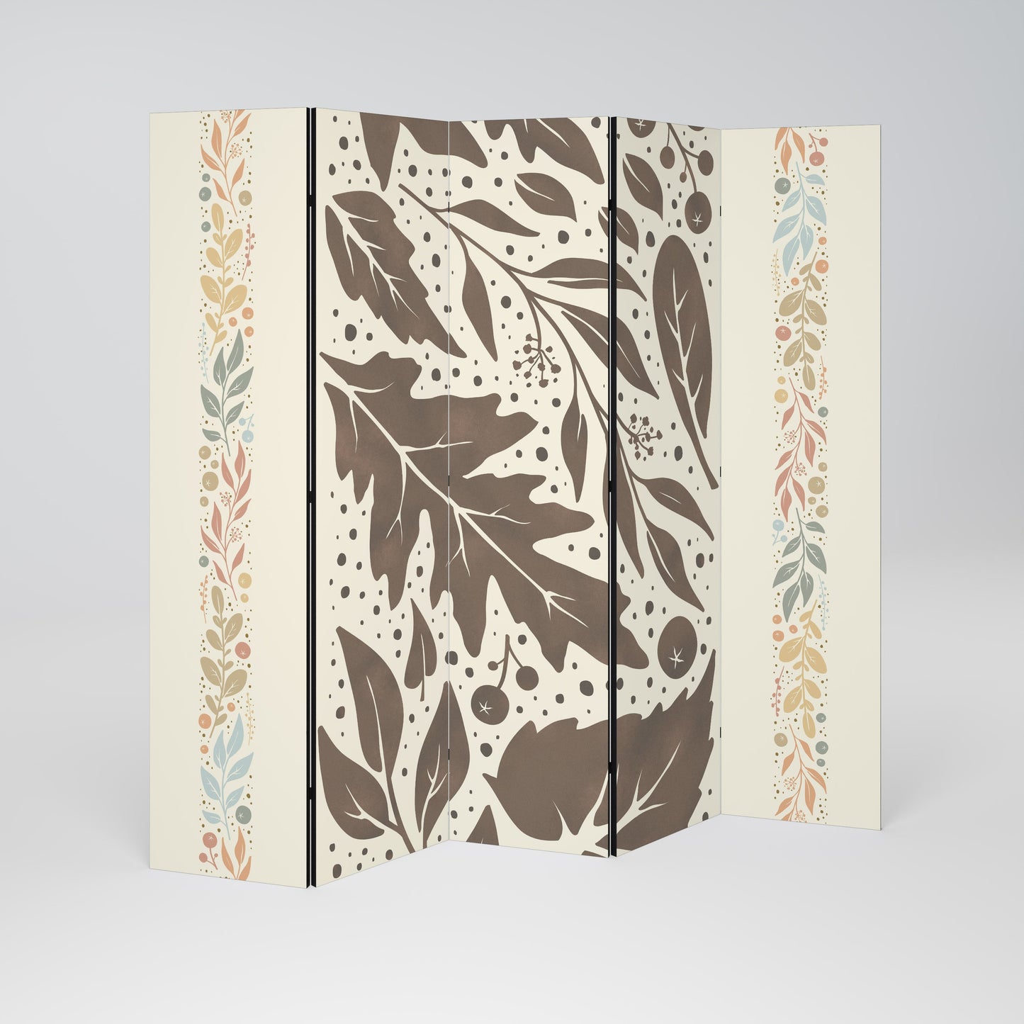 FOLIAGE TALES Decorative 5-Panel Room Divider