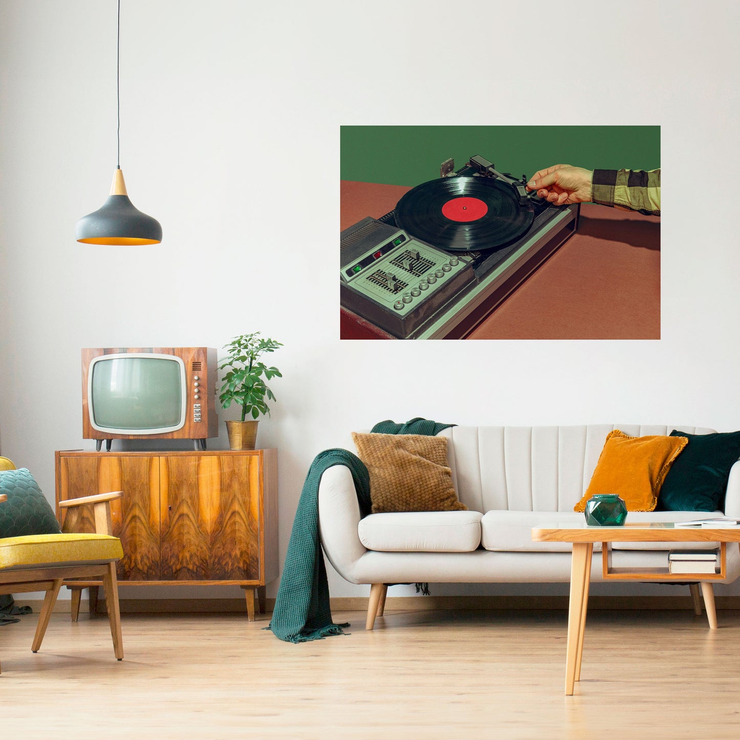 UNIQUE SOUNDS Peel and Stick Horizontal Poster