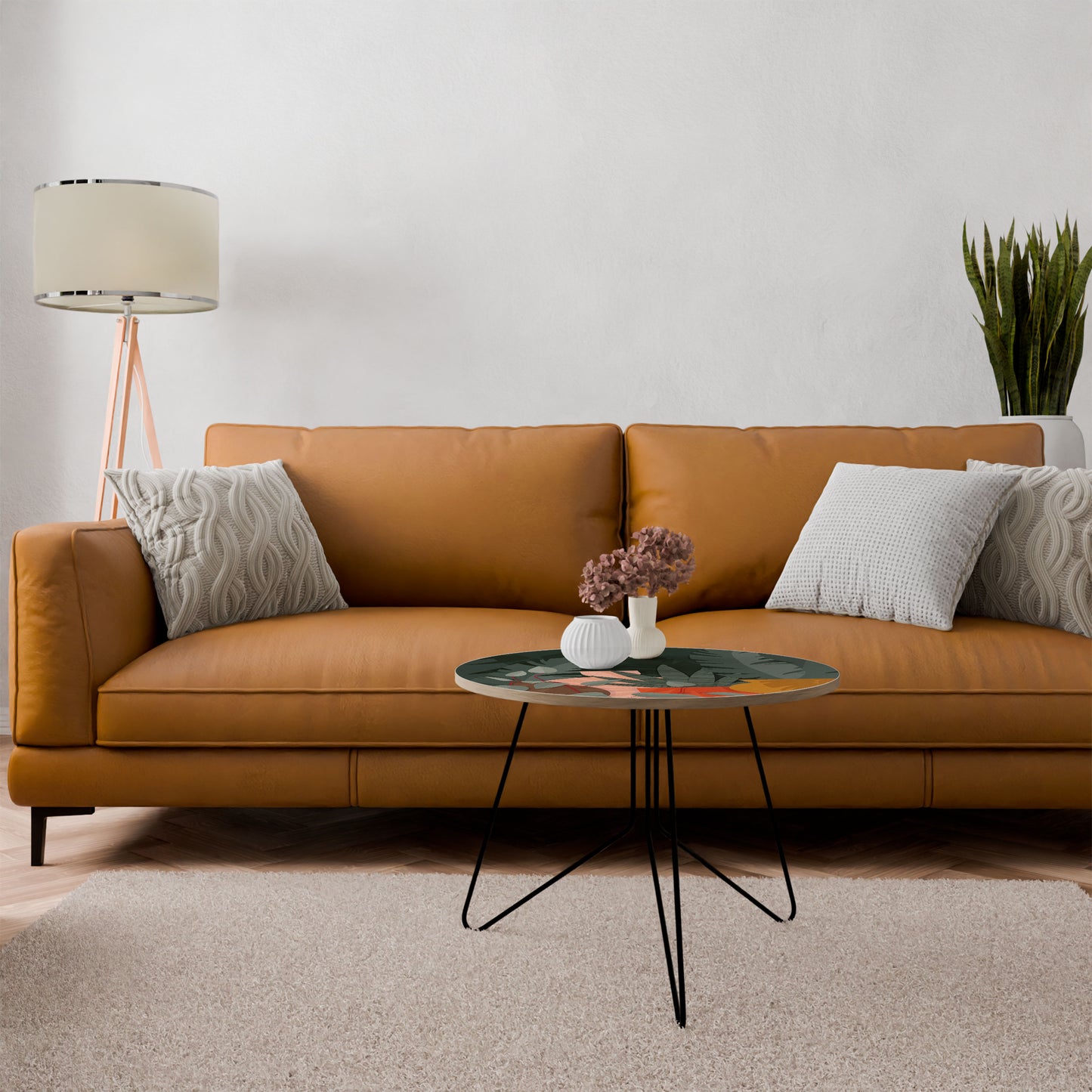 TROPICAL COMPOSITION Large Coffee Table