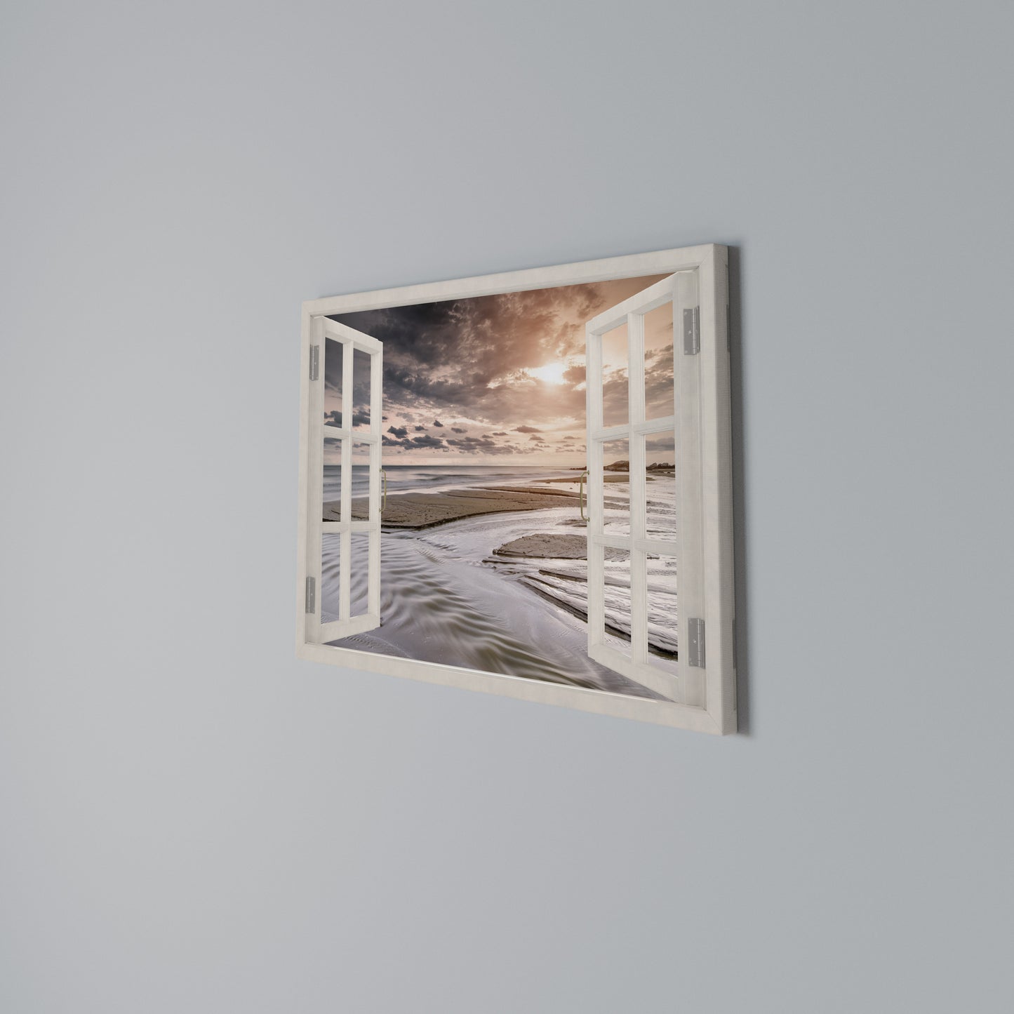 OPENING TO SERENITY Horizontal Canvas Print