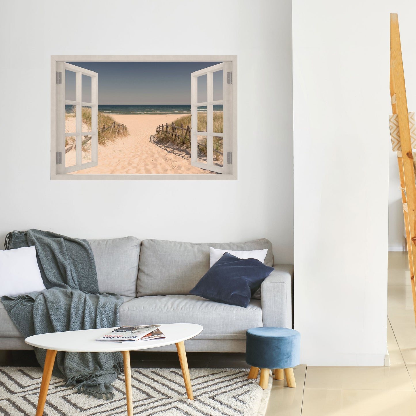 SANDY DREAMSCAPE horisontell poster att självhäfta