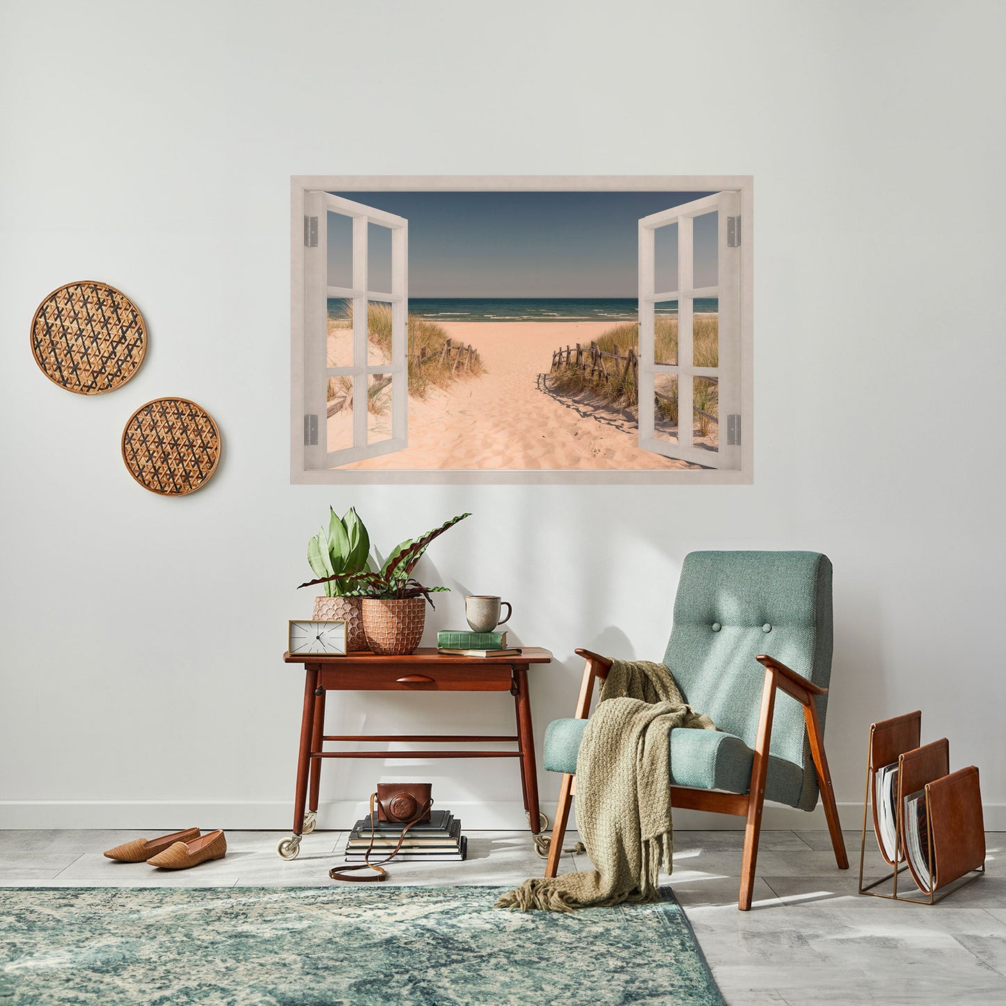 SANDY DREAMSCAPE horisontell poster att självhäfta