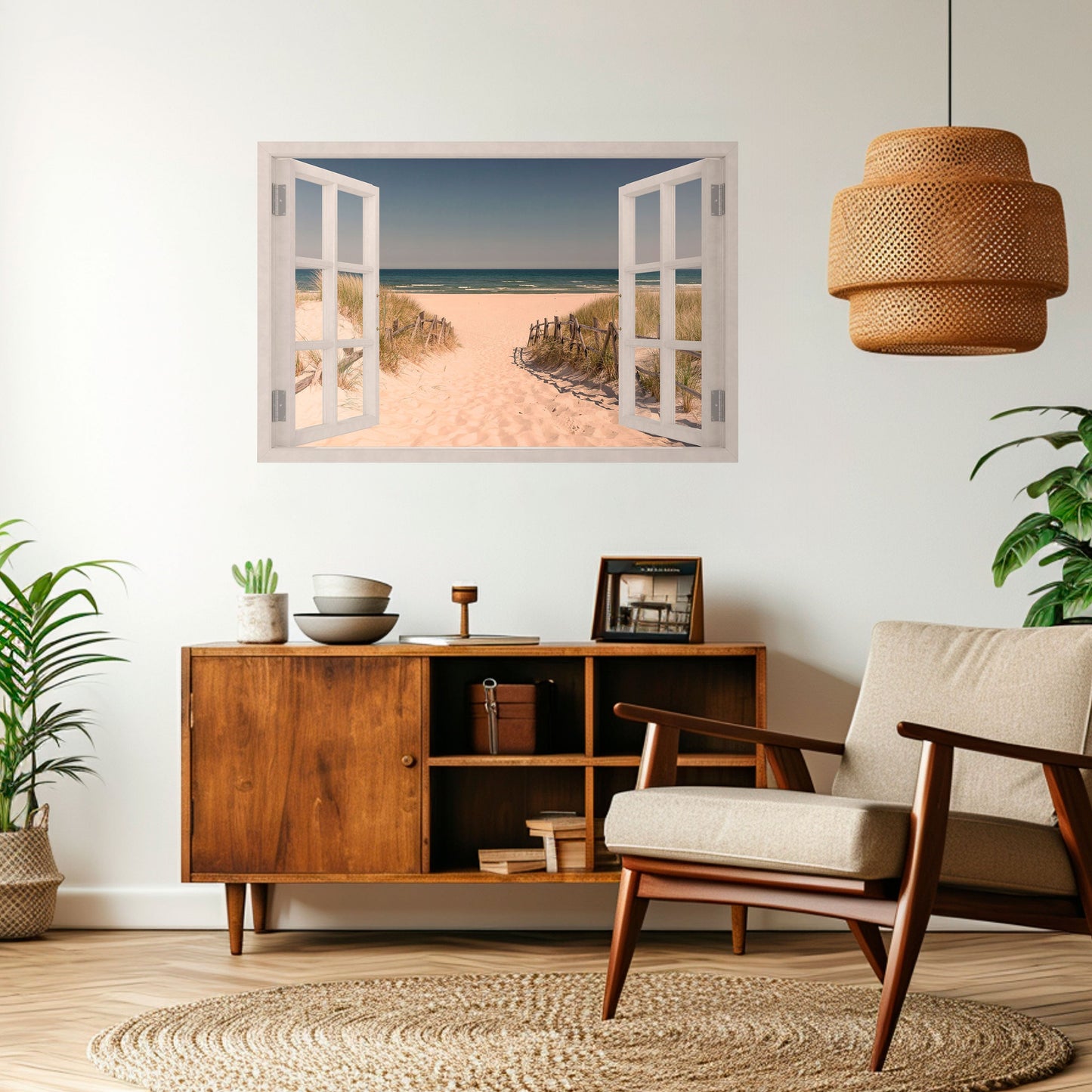 SANDY DREAMSCAPE horisontell poster att självhäfta
