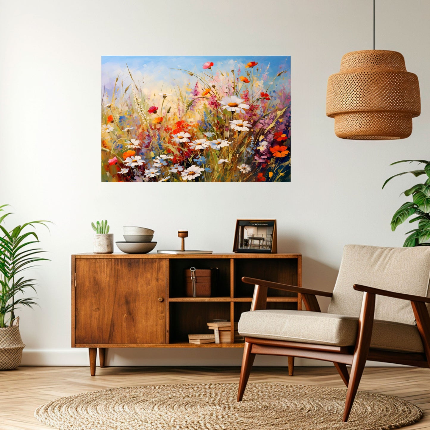 DAISY DAYDREAMS horisontell poster med självhäftande text