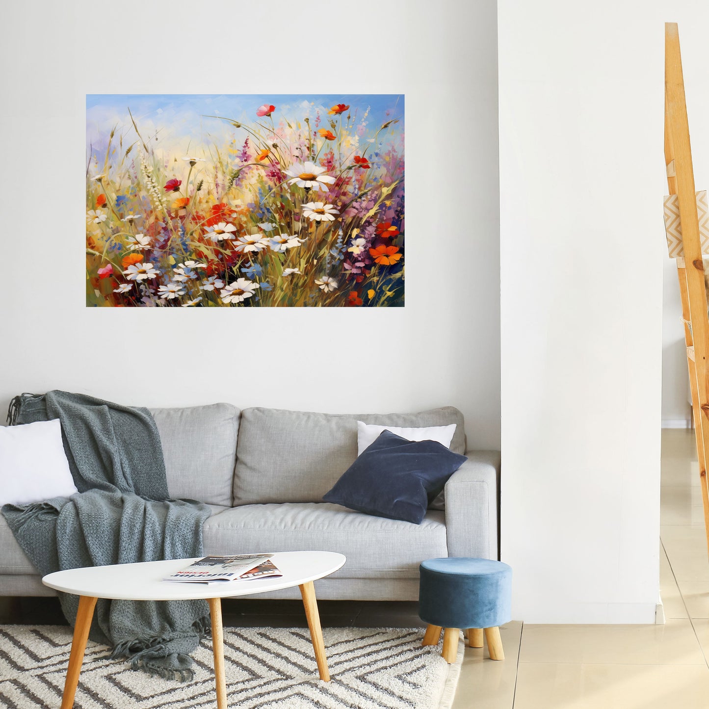 DAISY DAYDREAMS horisontell poster med självhäftande text