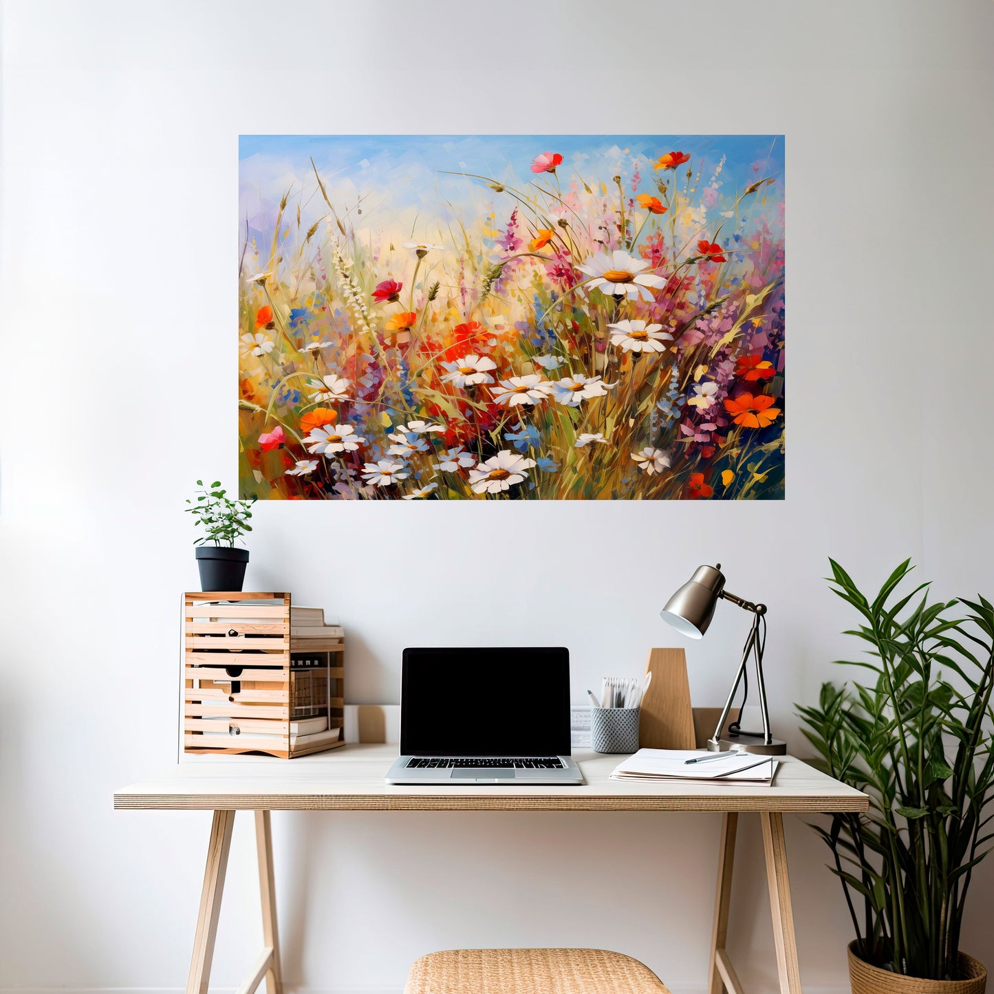 DAISY DAYDREAMS horisontell poster med självhäftande text