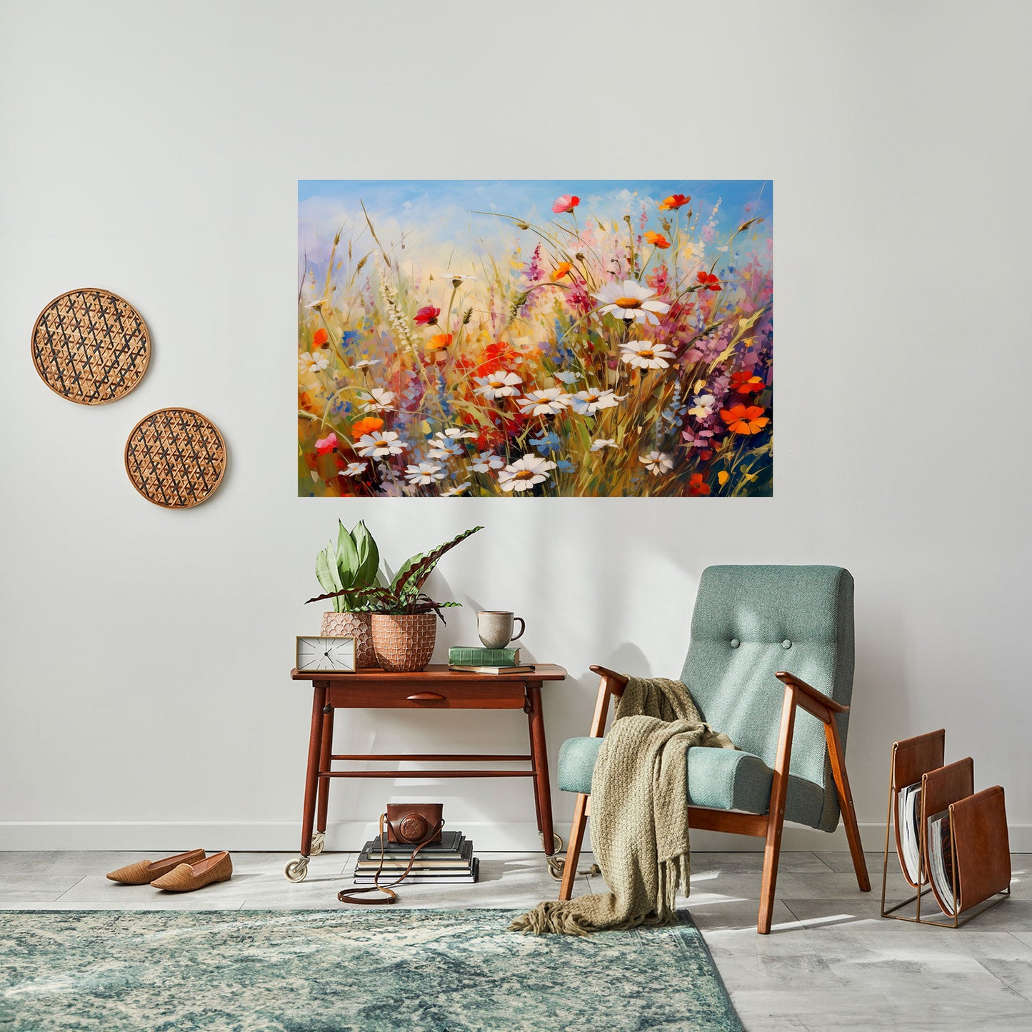 DAISY DAYDREAMS horisontell poster med självhäftande text