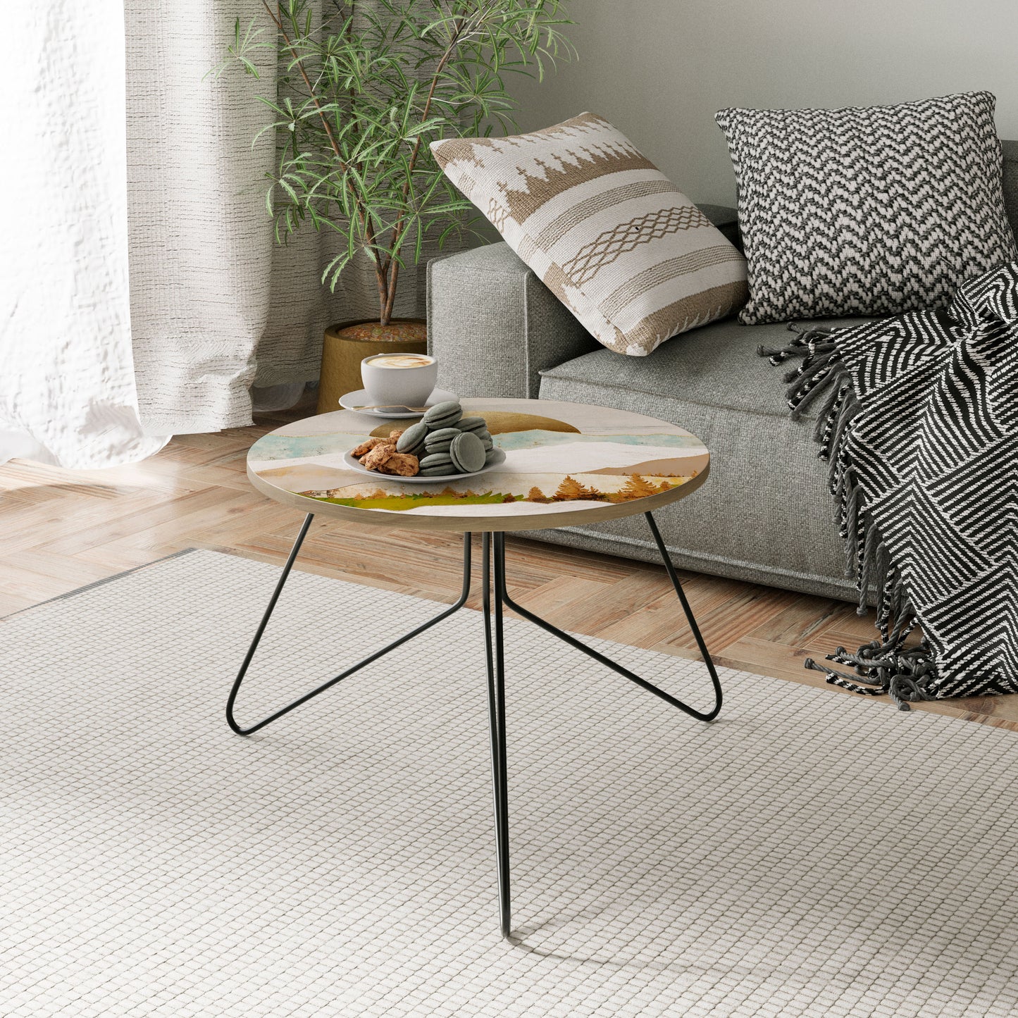 GOLDEN WINTER Small Coffee Table