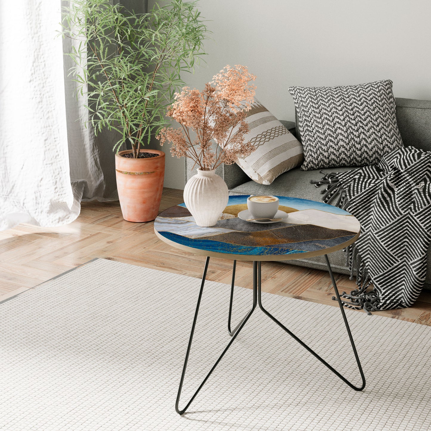 SHEEN OF PEAKS Large Coffee Table