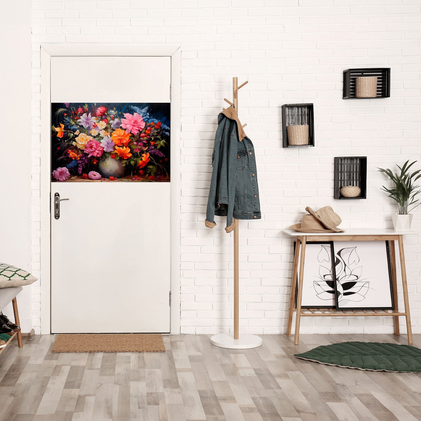 EUPHORIC BOUQUET Peel and Stick Horizontal Poster