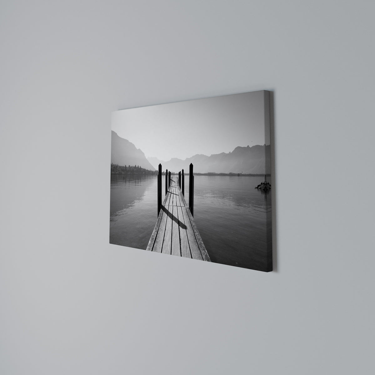 WALK INTO THE DEEP Horizontal Canvas Print