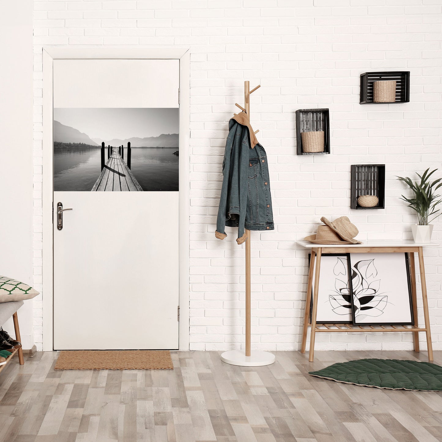 WALK INTO THE DEEP Peel and Stick Horizontal Poster