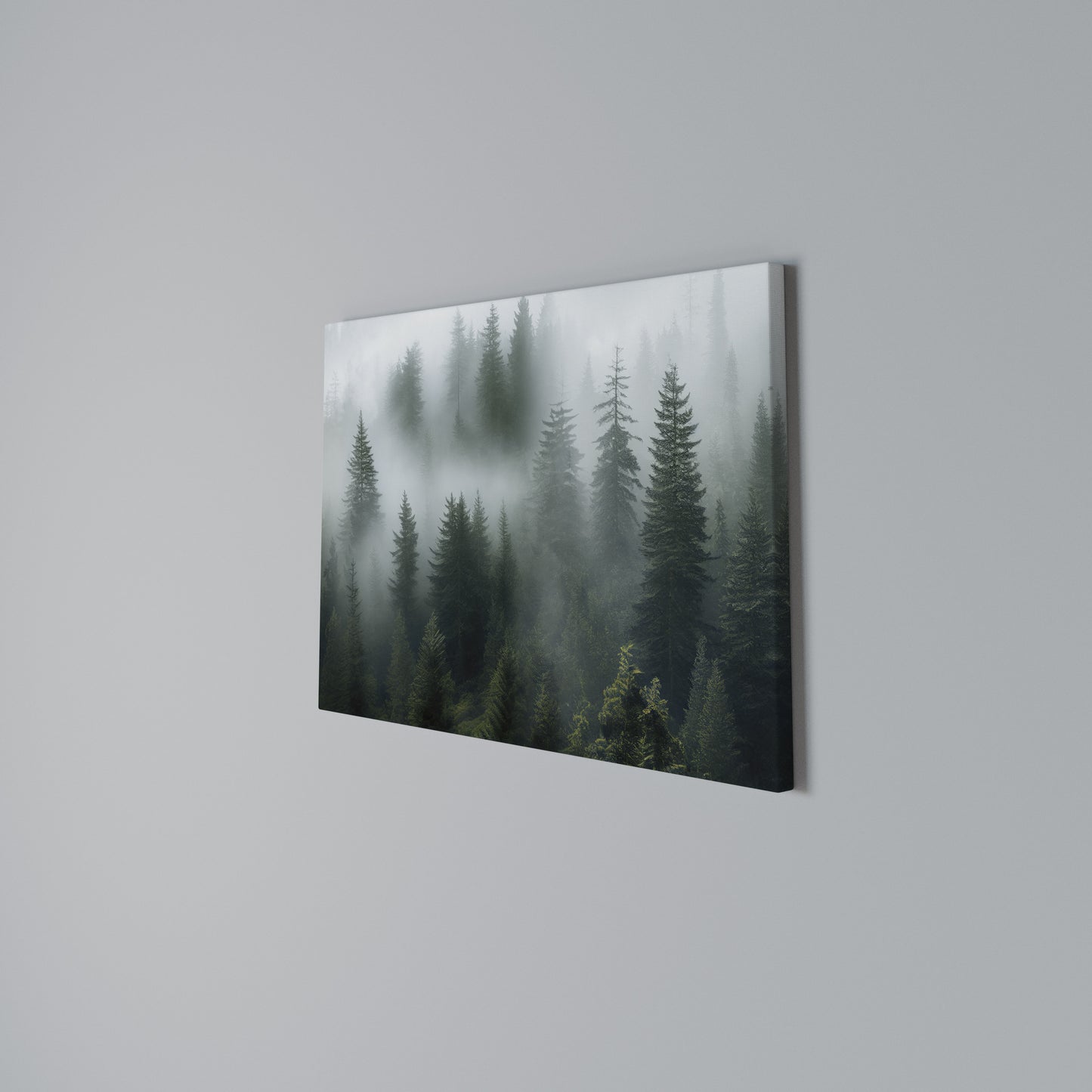 FOGGY CREST Horizontal Canvas Print