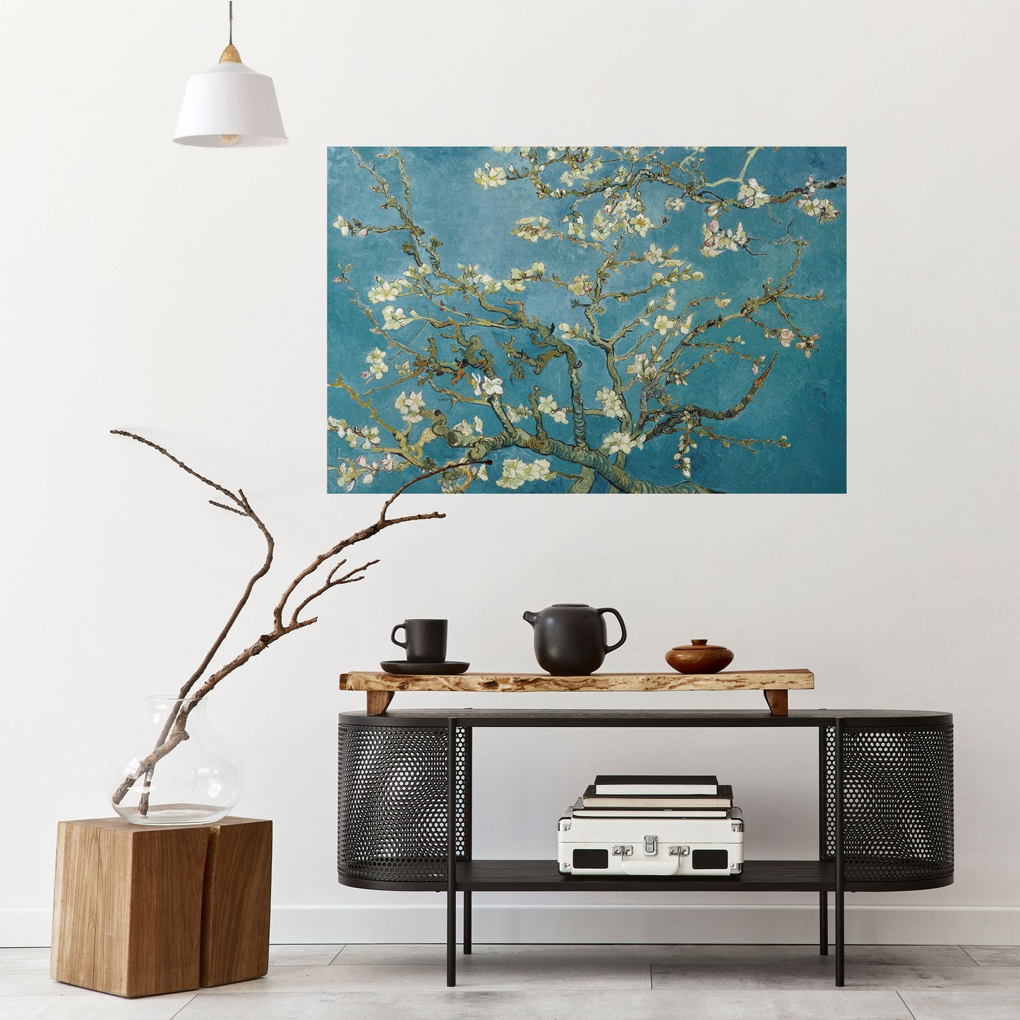 ALMOND BLOSSOM Peel and Stick Horizontal Poster