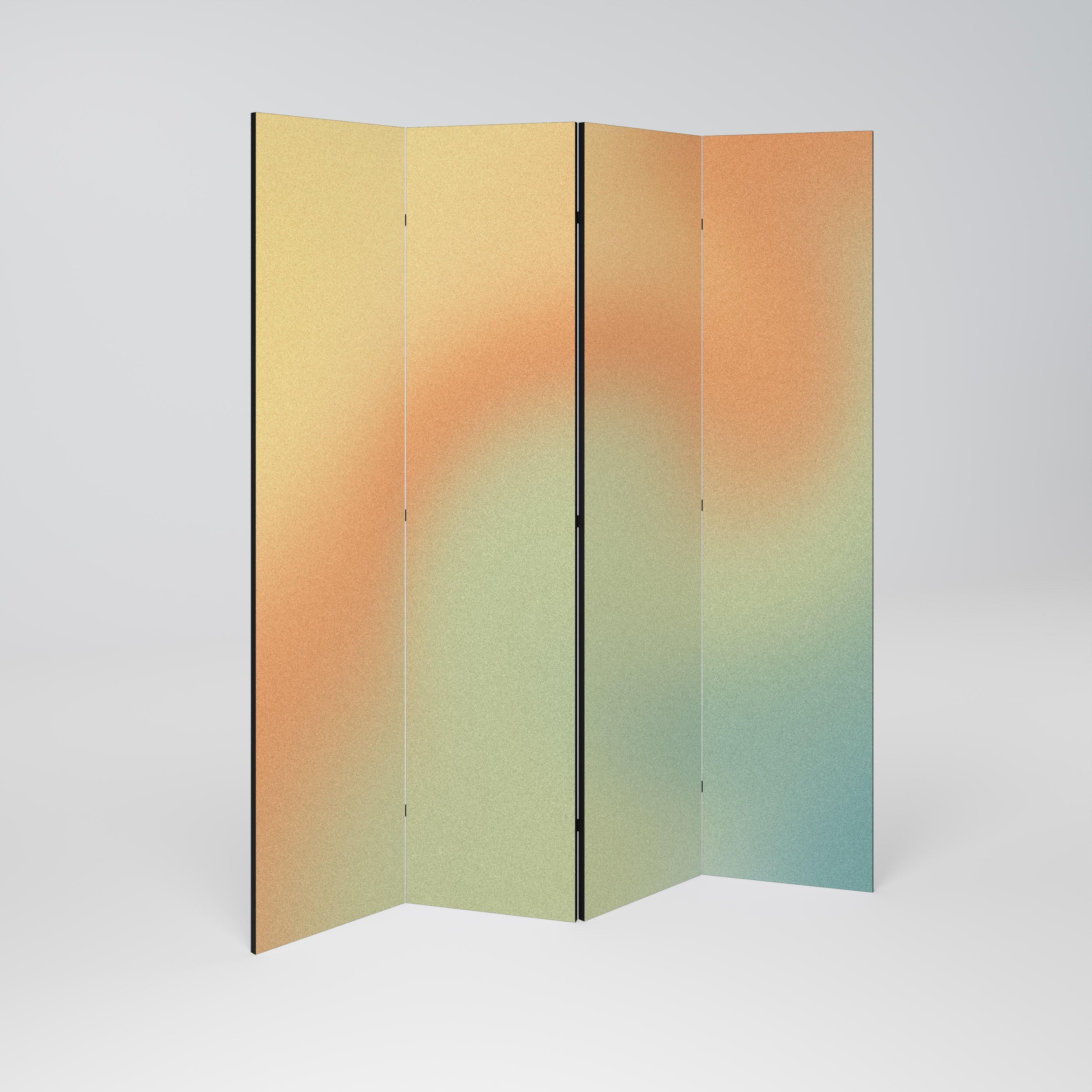 MIRAGE MELODIES Decorative 4-Panel Room Divider