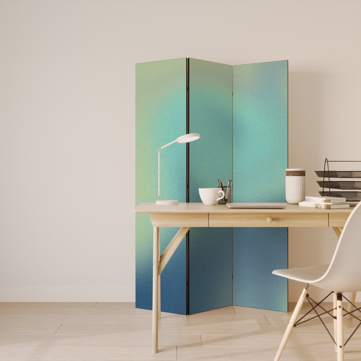 ETHEREAL SHADES UNVEILED Decorative 3-Panel Room Divider