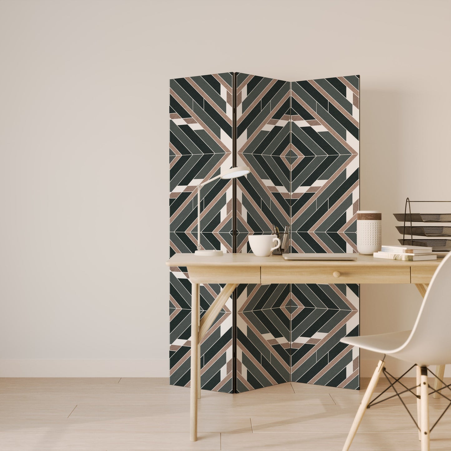 DIMENSION DELIGHTS Decorative 3-Panel Room Divider