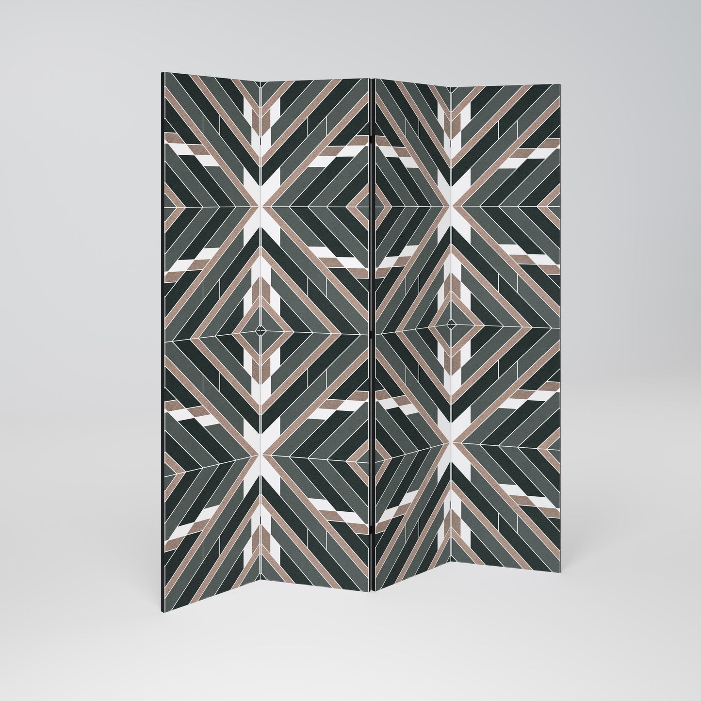 DIMENSION DELIGHTS Decorative 4-Panel Room Divider