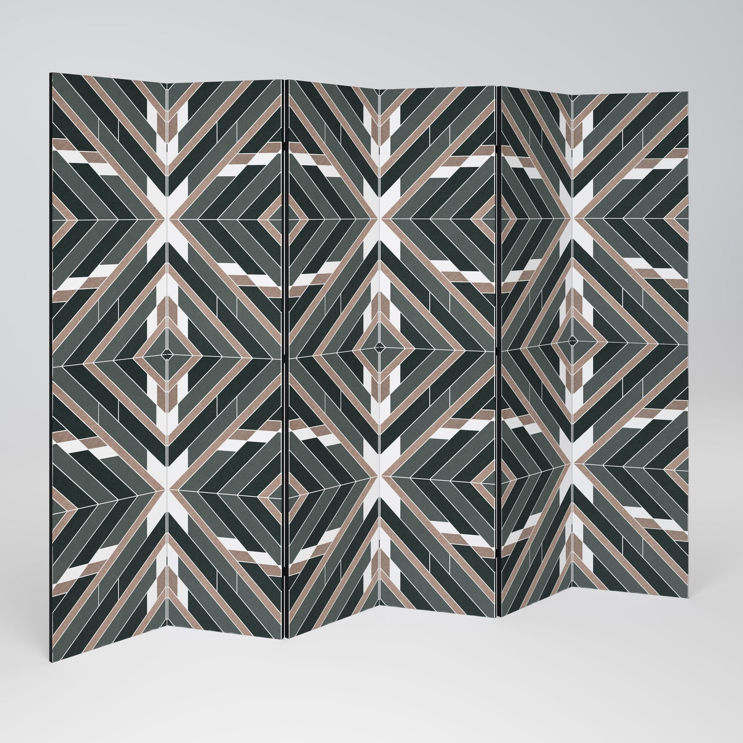DIMENSION DELIGHTS Decorative 6-Panel Room Divider