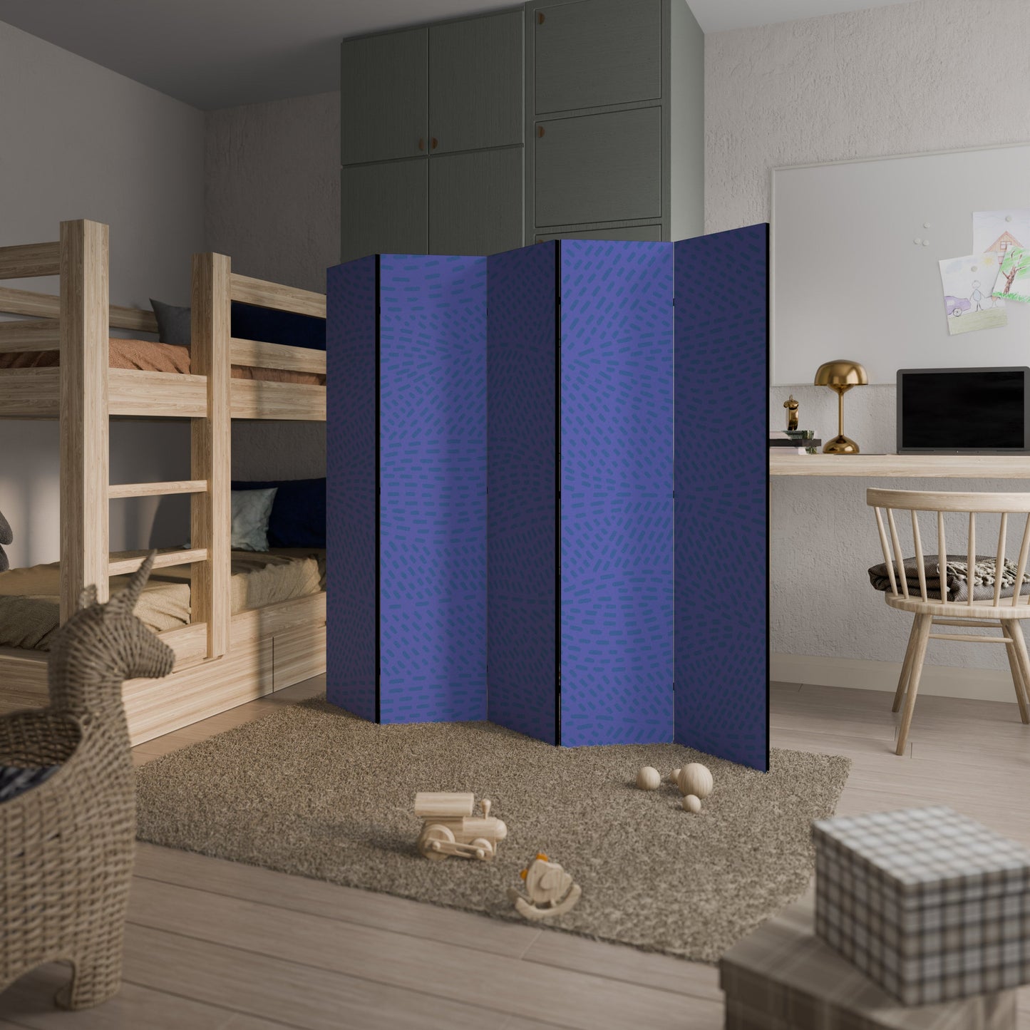AMPARO SHREDS Decorative 5-Panel Room Divider
