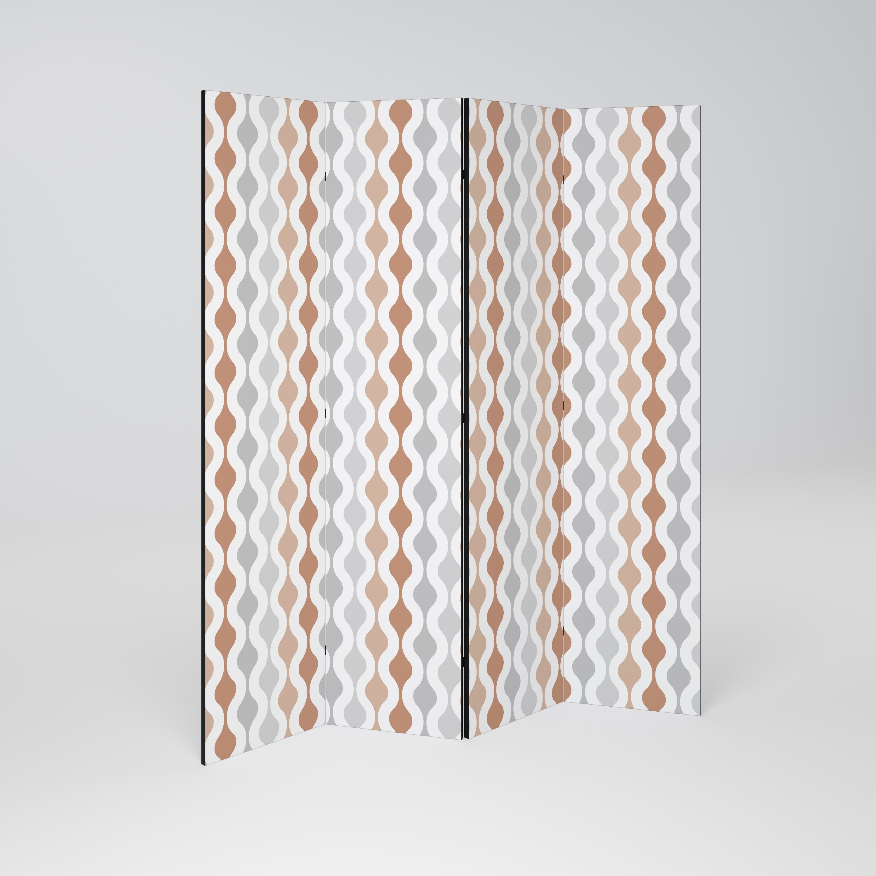 HAZY NOSTALGIA Decorative 4-Panel Room Divider