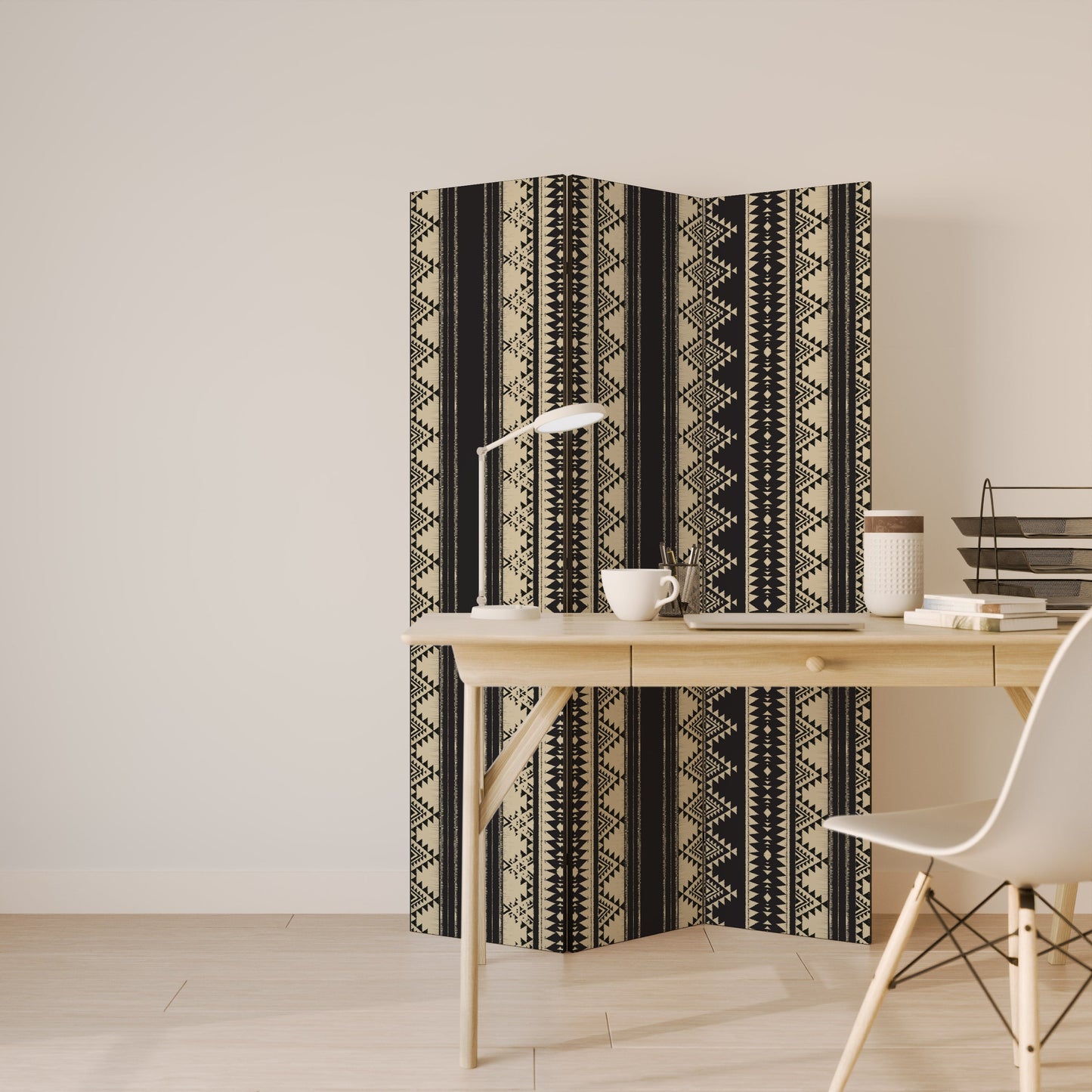 AZTEC Dekorativ 3-panels rumsavdelare