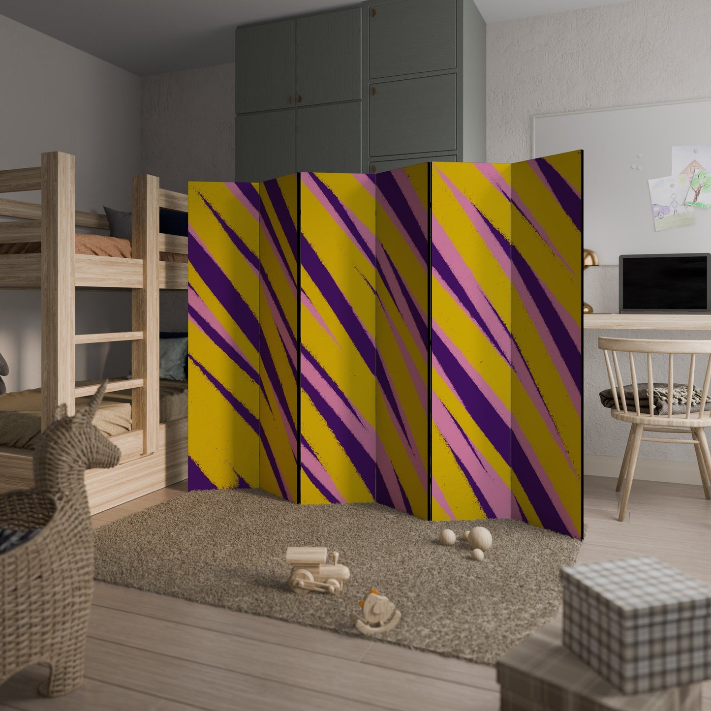 DREAMS COME TRUE Decorative 6-Panel Room Divider