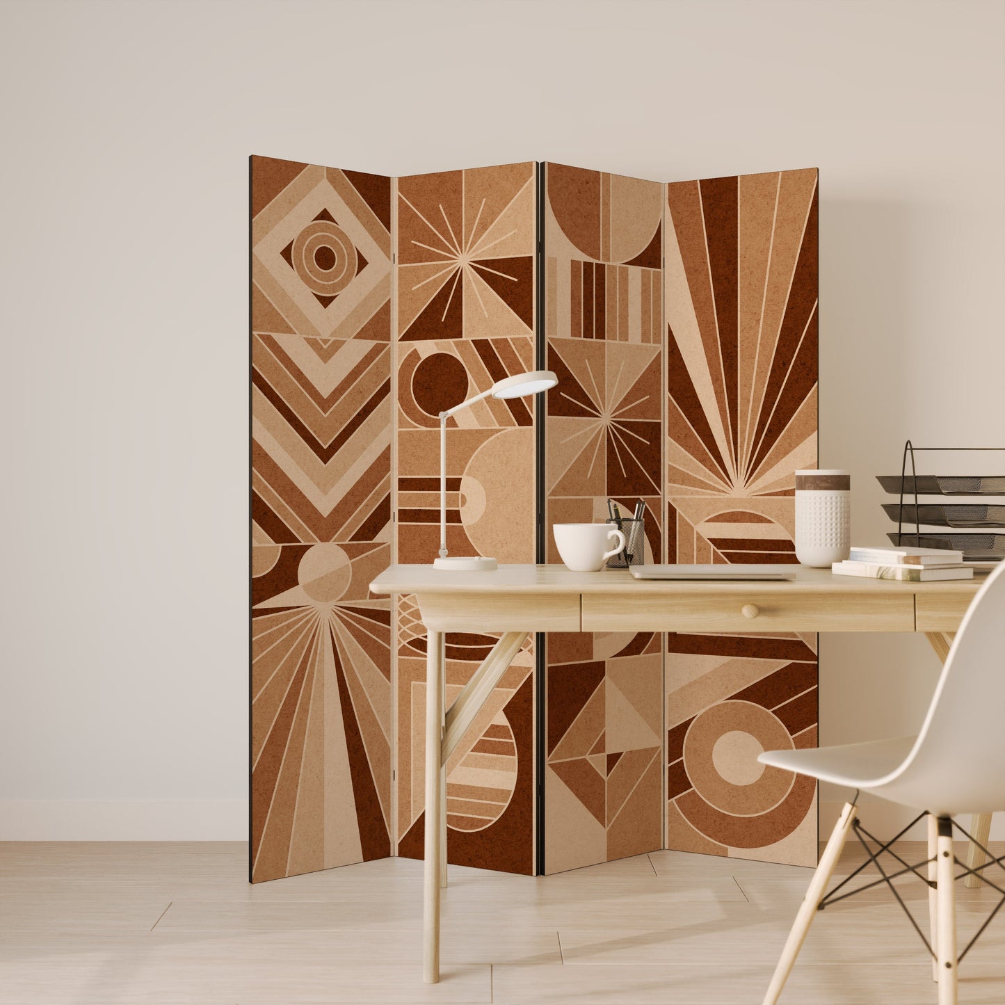 PRISM MOSAIC Dekorativ rumsavdelare med 4 paneler