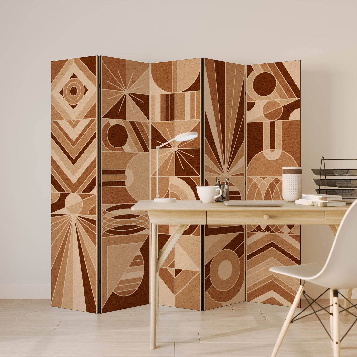 PRISM MOSAIC Decorative 5-Panel Room Divider