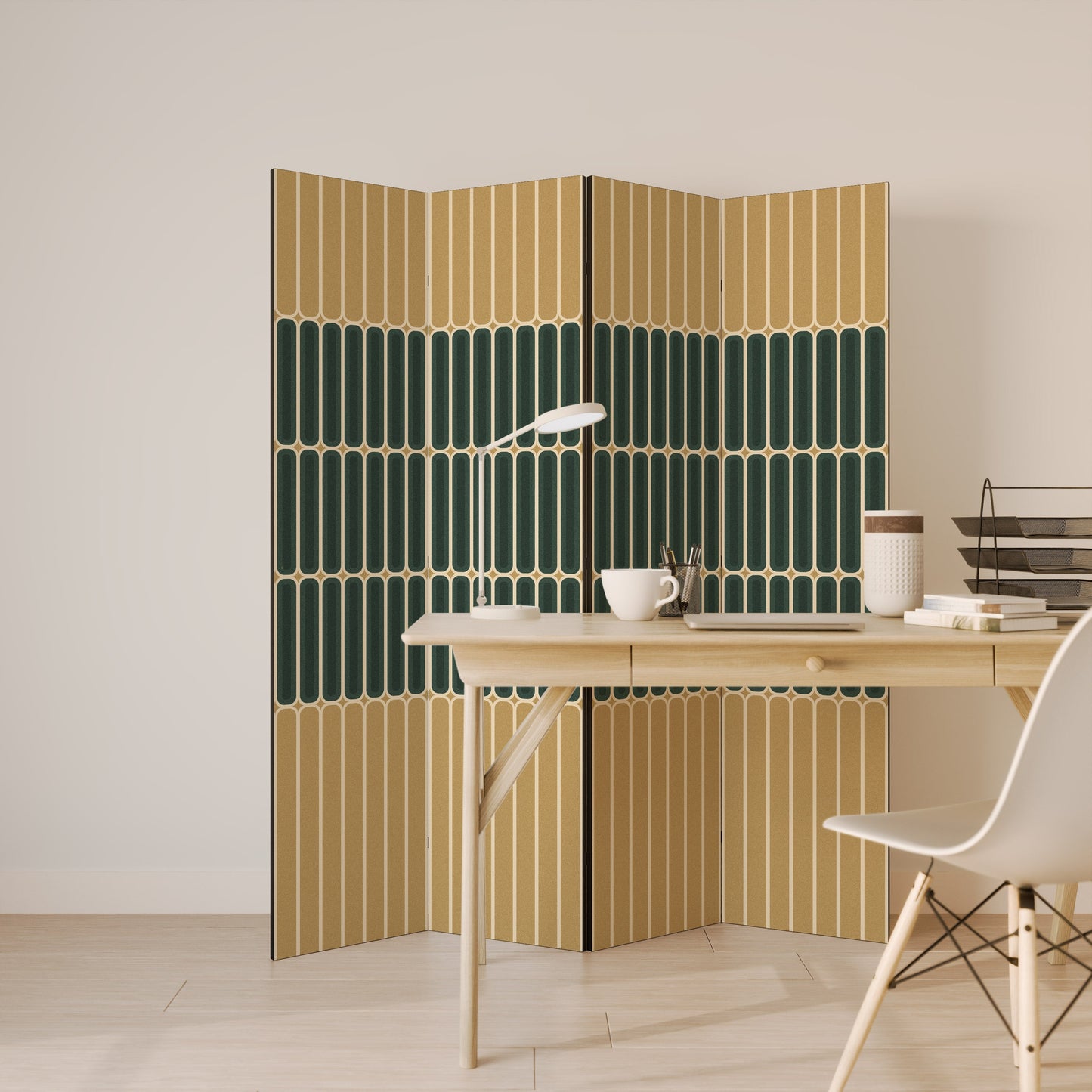 ILUSION GATE Dekorativ rumsavdelare med 4 paneler