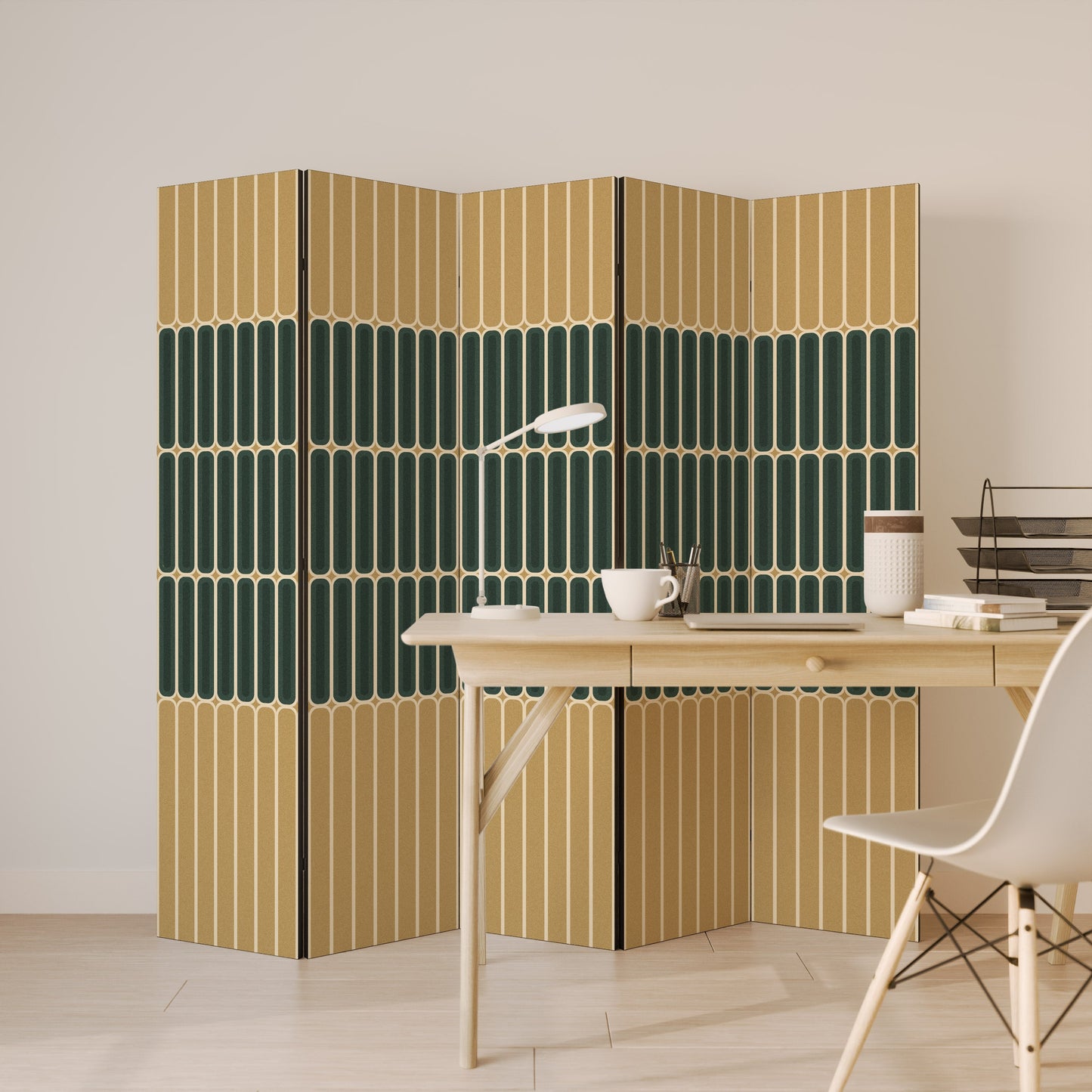 ILUSION GATE Decorative 5-Panel Room Divider