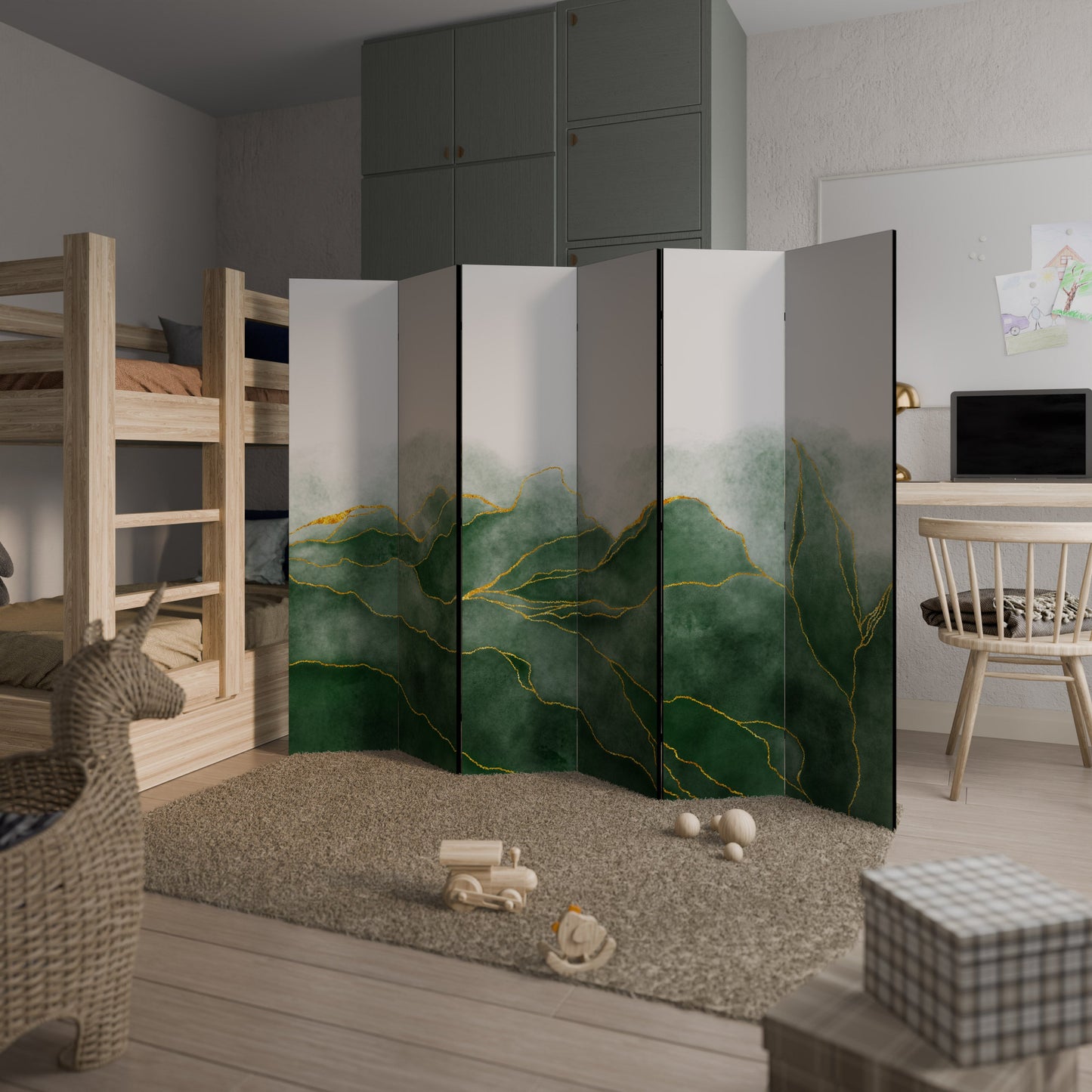 EXPENSIVE NATURE Decorative 6-Panel Room Divider