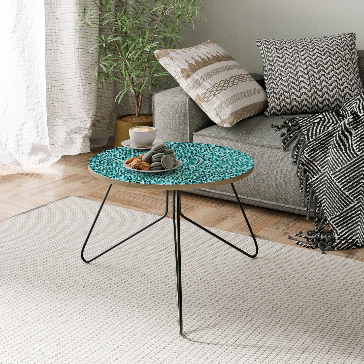 MAROCKANSKT TURKOS SOFFBORD 60