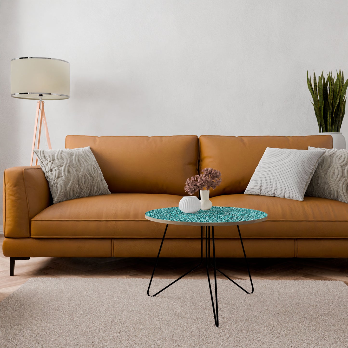 MOROCCAN TURQUOISE Large Coffee Table