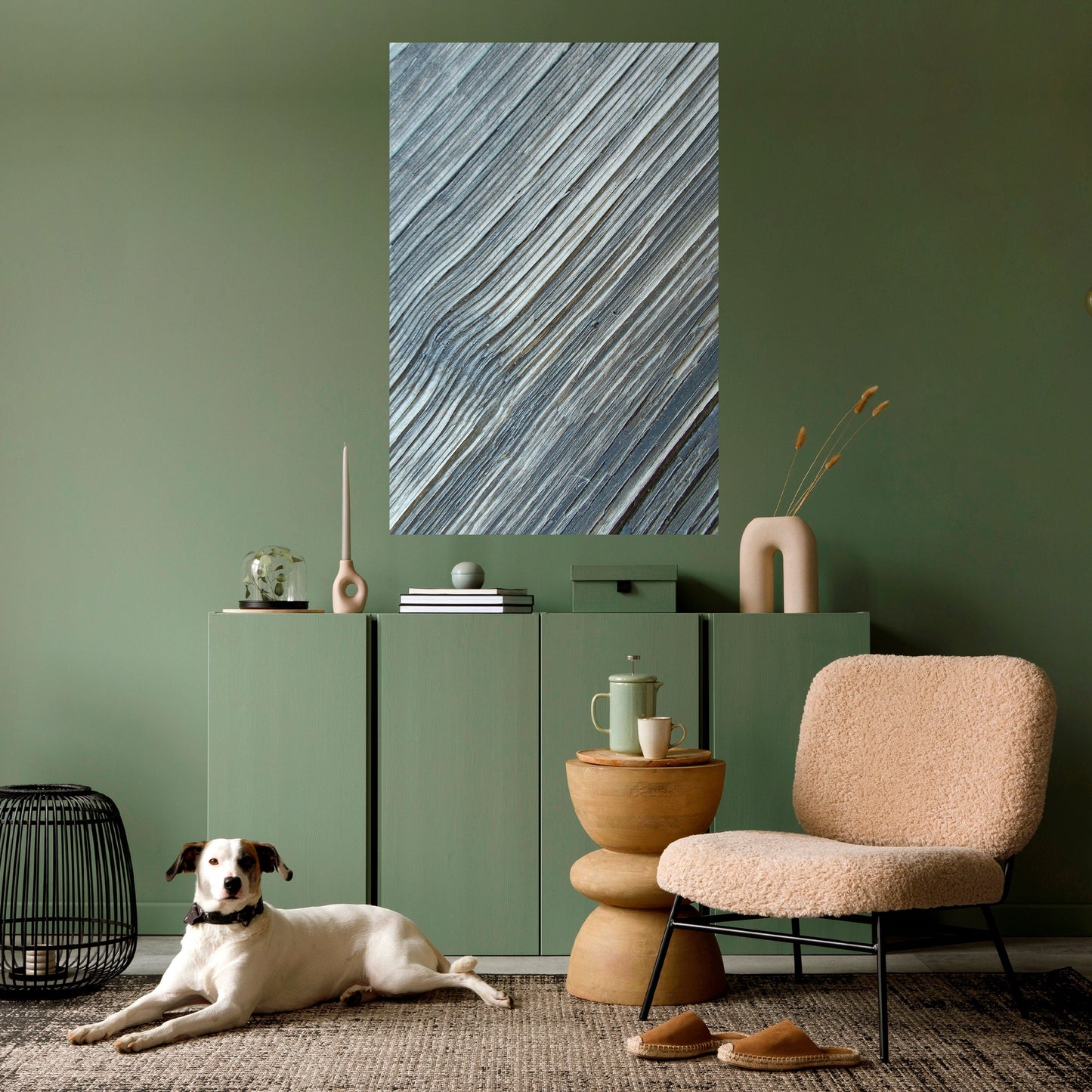 NATURE’S RIBBON RELIC Peel and Stick Vertical Poster