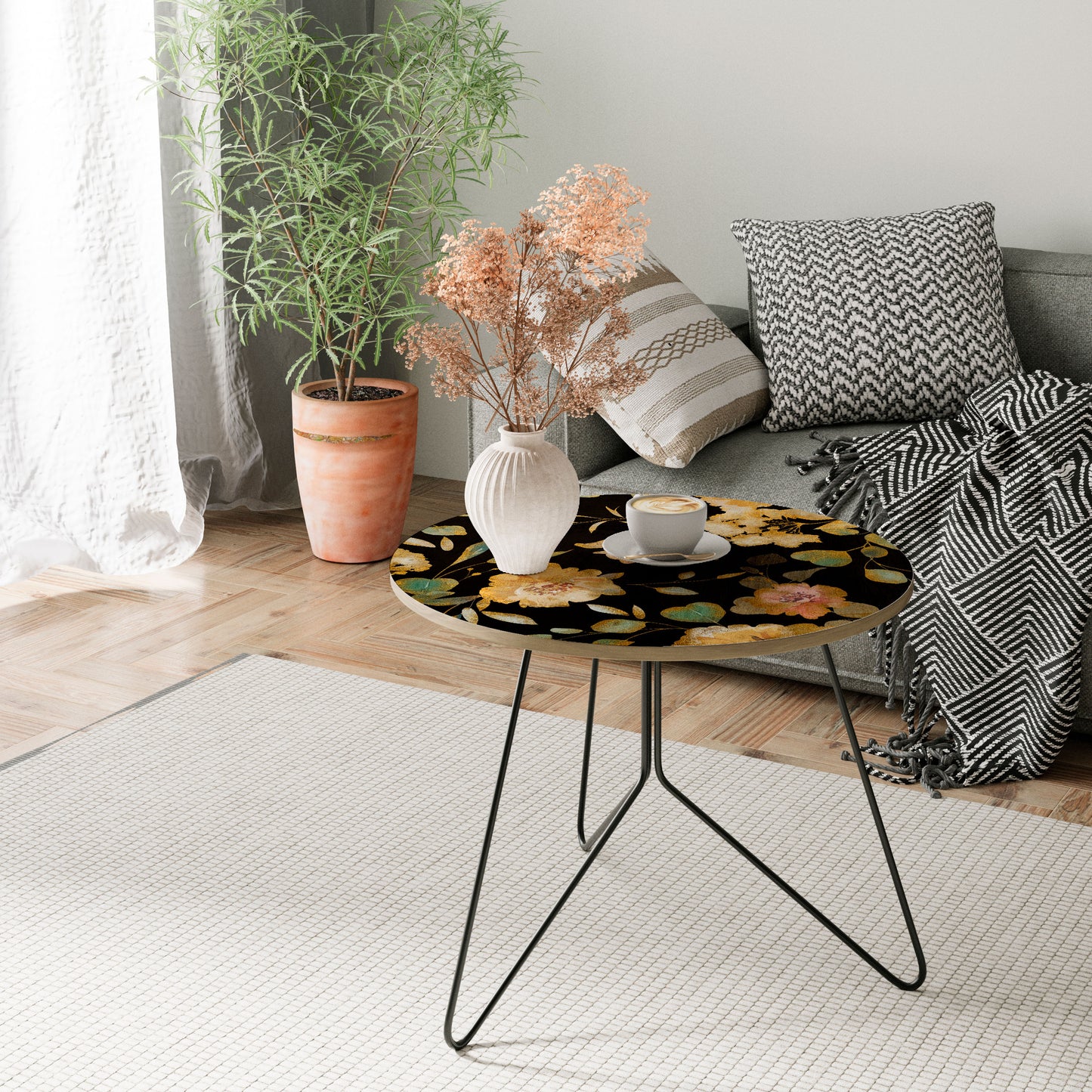 MODEST FLORAL Large Coffee Table