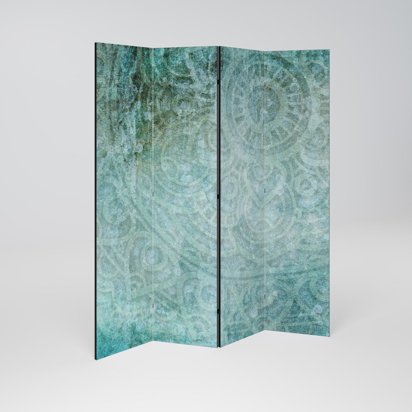 TIMELESS TEXTURAL TIDE Decorative 4-Panel Room Divider