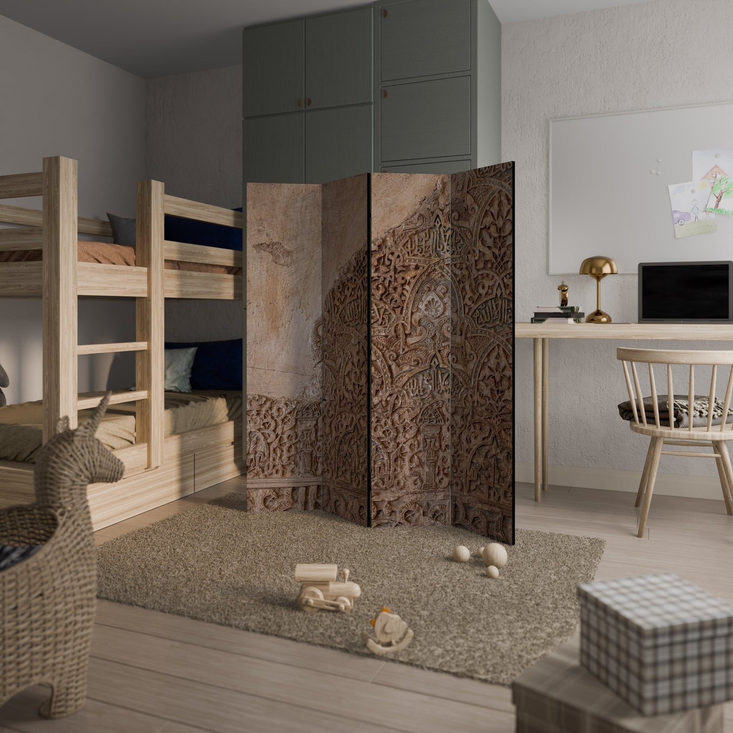 ARABESQUE WHISPERS Dekorativ rumsavdelare med 4 paneler