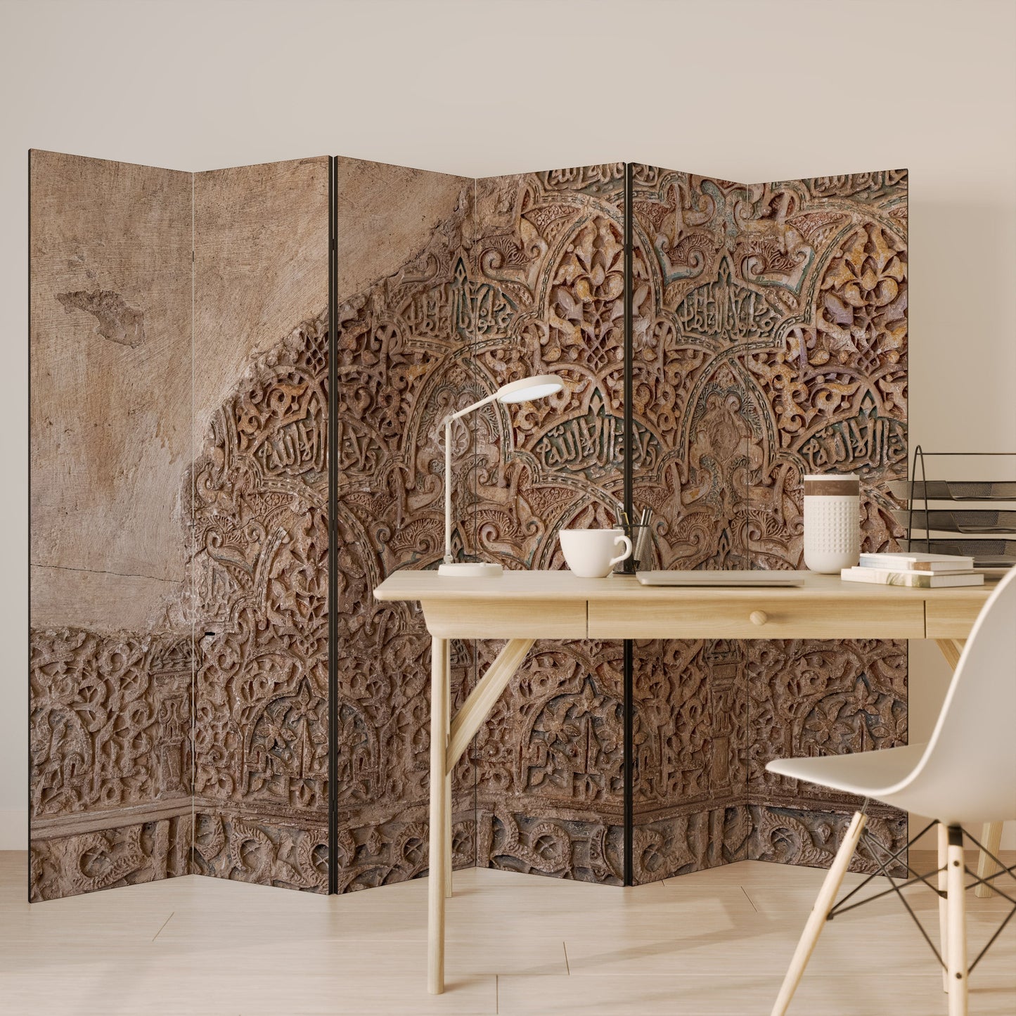 ARABESQUE WHISPERS Decorative 6-Panel Room Divider