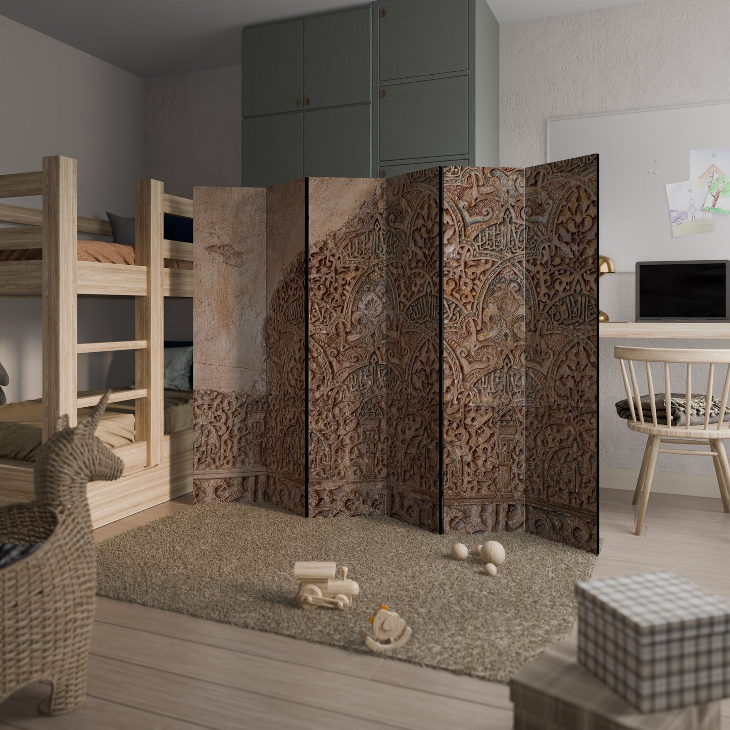 ARABESQUE WHISPERS Decorative 6-Panel Room Divider