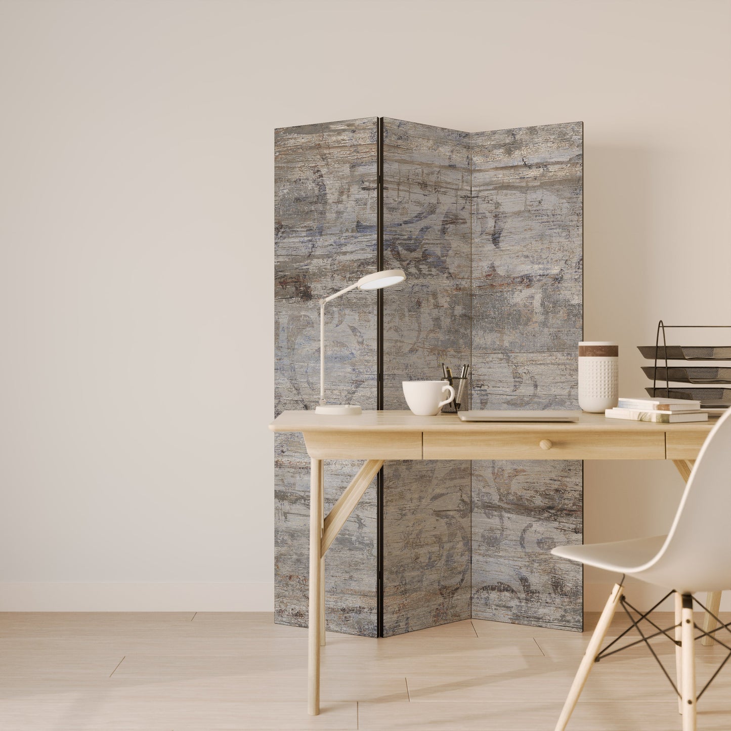 MYSTIC PATINA Dekorativ rumsavdelare med 3 paneler
