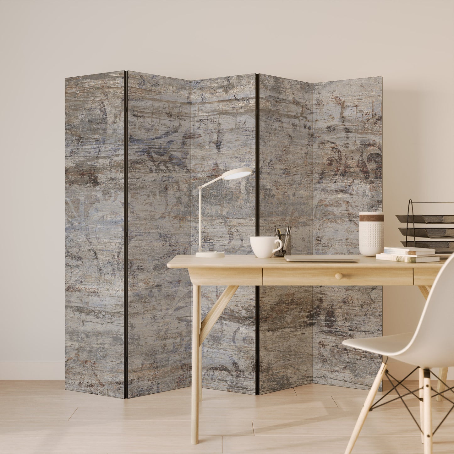 MYSTIC PATINA Decorative 5-Panel Room Divider