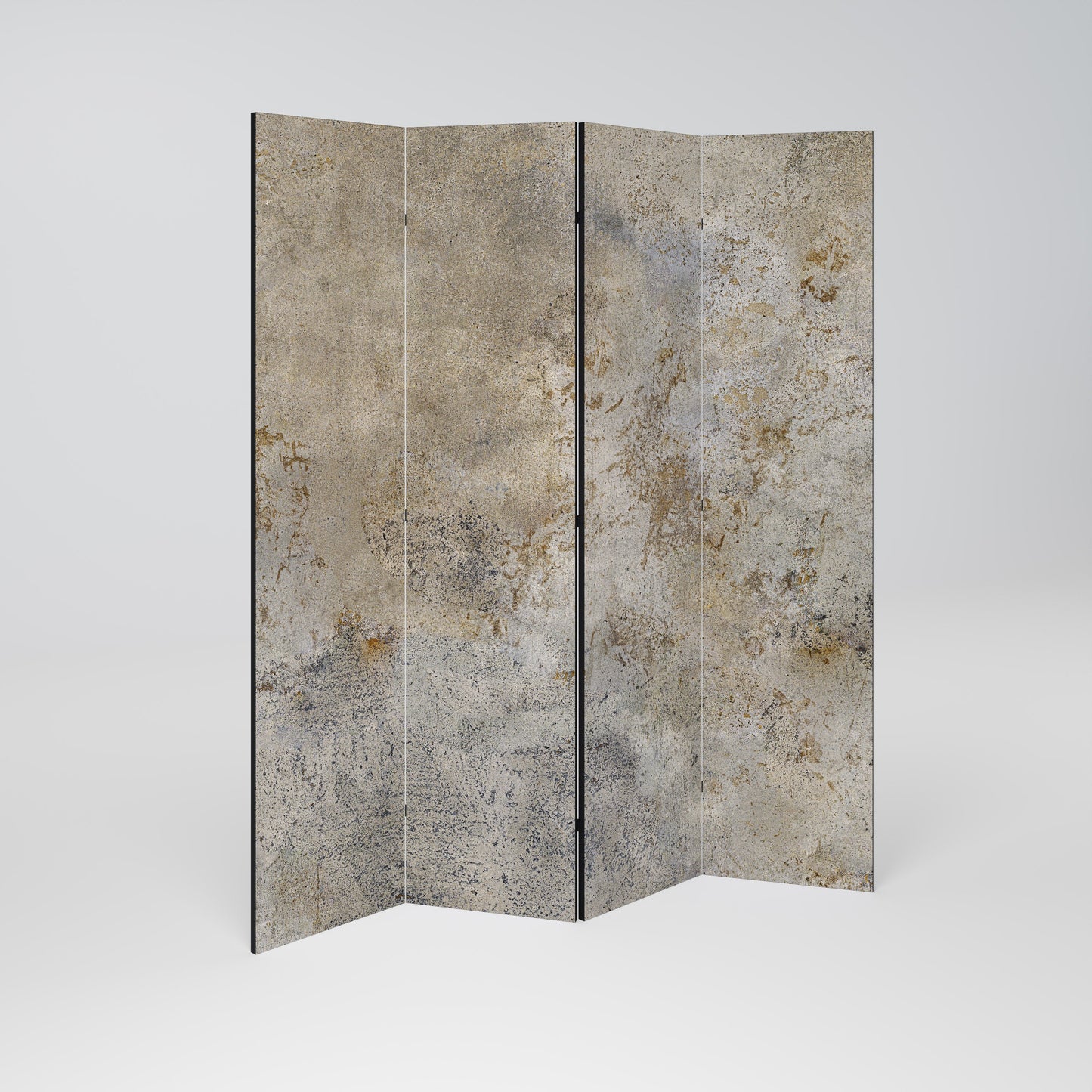 ABSTRACT EARTH CANVAS Decorative 4-Panel Room Divider