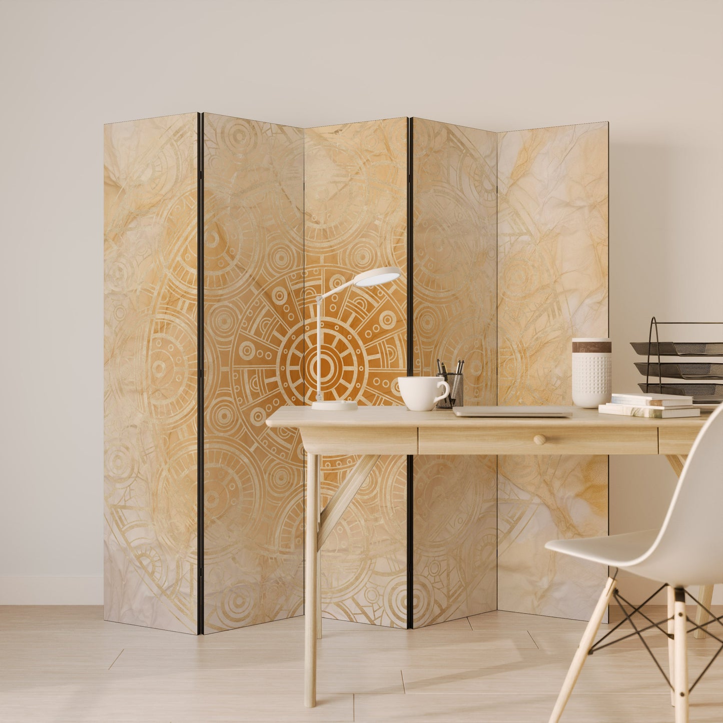 UNTOLD MYSTERIES Decorative 5-Panel Room Divider