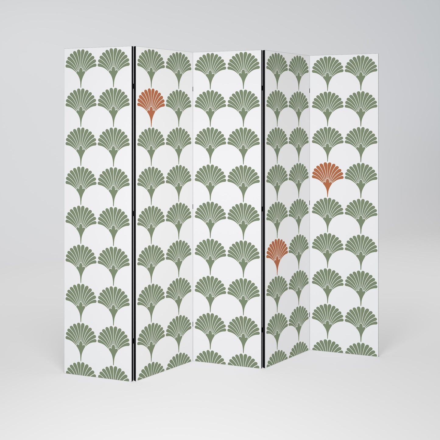 VIVID VALOR Decorative 5-Panel Room Divider