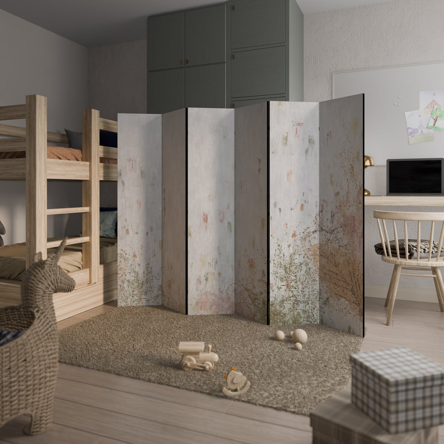 DAILY RHAPSODIES Decorative 6-Panel Room Divider