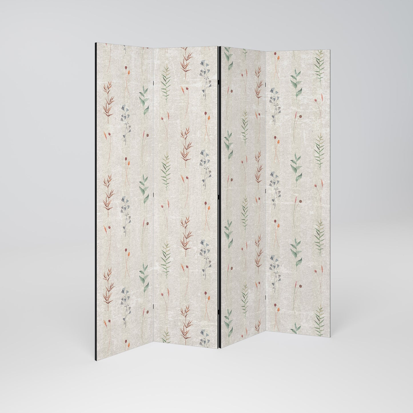 VERDANT HARMONY Dekorativ rumsavdelare med 4 paneler